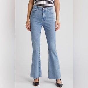 Frame Le Easy Flare Raw Hem Jeans
